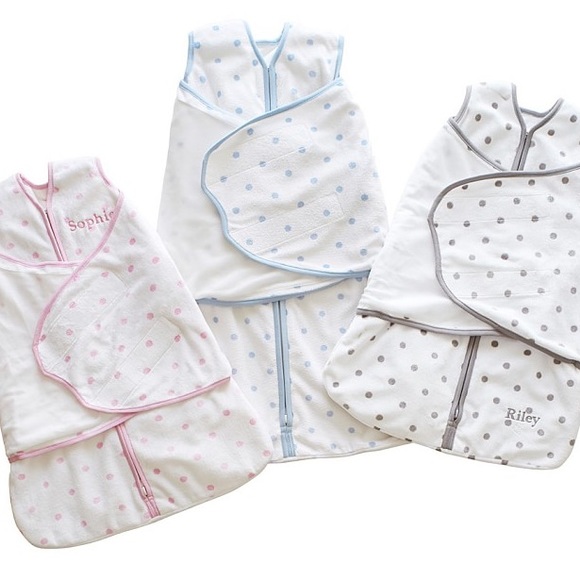 pottery barn baby Other - Pottery Barn Baby Chamois Dot Sleep Sack Swaddle